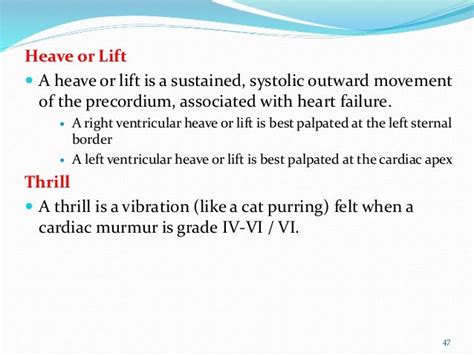 right ventricular lift